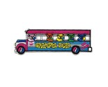 GRATEFUL DEAD BUS IRON ON PATCH 6&quot; Dancing Bears Deadhead Embroidered Ap... - $4.95