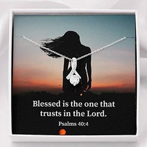 Express Your Love Gifts How Blessed is The Man Inspirational Message Gift Eterni - $54.40