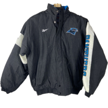 NFL Carolina Panthers Mens Jacket Insulated Puffer Starter ProLine Reebo... - $32.99