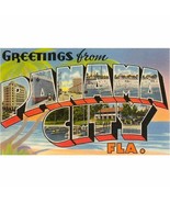 Postcard FL-161 Greetings from Panama City Florida - Set of 5 - $16.36 CAD