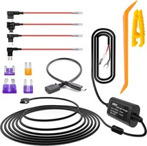 C Port Dash Cam Hardwire Kit 13ft 12V 24V to 5V Mini Hard Wire Kit Fuse ... - $35.09