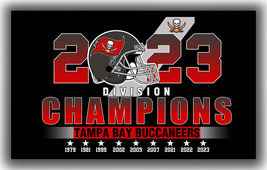 Tampa Bay Buccaneers Football Division Champion 2023 Flag 90x150cm 3x5ft... - $14.95