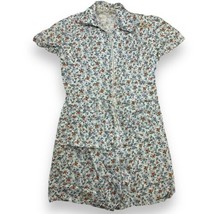 VTG 50s Floral Feed Sack Romper Cotton Handmade Ditsy Daisy - £38.20 GBP