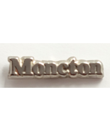 Moncton New Brunswick Canada City Name Silver Tone Letters Pin Souvenir ... - $237.43 MXN