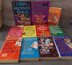 Lilian Jackson Braun The Cat Who Mystery Book Lot 11 Books PB/HC/DJ - £33.96 GBP