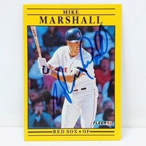 1991 Fleer #102 Mike Marshall SIGNED Autograph Boston Red Sox Card - $3.95