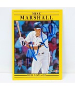 1991 Fleer #102 Mike Marshall SIGNED Autograph Boston Red Sox Card - £3.10 GBP