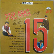 Sings His Big 15 Volume 2 [Vinyl] Paul Anka - £31.97 GBP