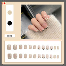 24Pcst Fake Nails Ballet Coffin Press On Wearing Tips Full Cover Model A24 - $6.10