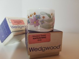 Wedgwood Meadow Sweet_ Vintage Napkin Rings England _ Set of 2 - £17.06 GBP