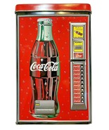 Drink Coca Cola Collectible Tin Box Vending Size 6.5 Inches Tall - £9.90 GBP