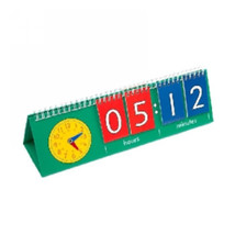 Analogue Clock with Digital Flip Chart Set (320x90mm) - $99.84