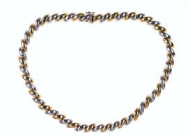 Retro Italian Sterling/Vermeil necklace - $150.73