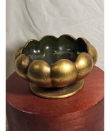 GOLD LEAF DESIGN FOOTED BOWL  - €29,84 EUR