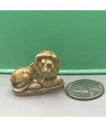 RED ROSE TEA WADE OF ENGLAND CERAMIC FIGURINE BROWN LION MINIATURE WHIMSIES - £3.50 GBP