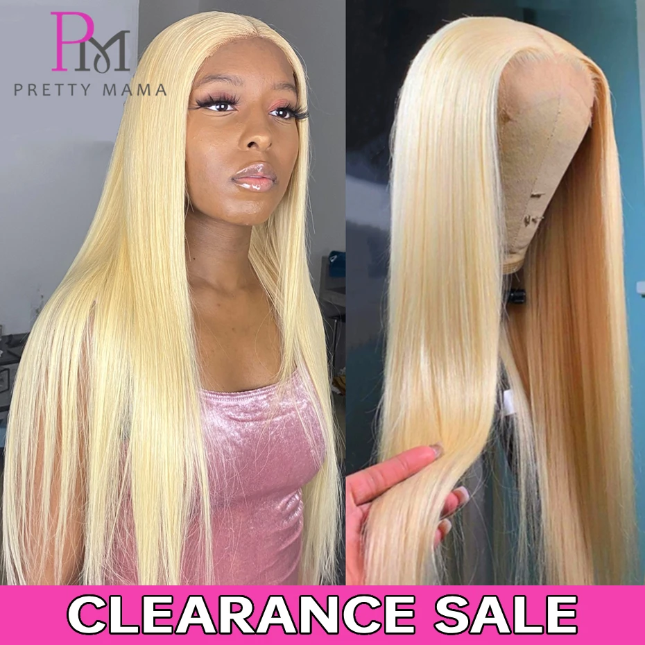 Blonde Wig 5x5 4x4 Closure Wigs Human Hair Cheap 613 Wig Human Hair t-part Lace - £301.54 GBP