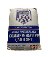 Super Bowl 25 XXV Limited Edition Silver Anniversary Commemorative Card Set - £15.47 GBP