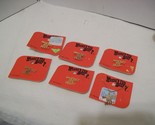 Lot of 5 Vtg 1984 Wendy&#39;s Restaurant  Advertising Pin Where&#39;s The Beef +... - $16.82