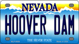 Hoover Dam Nevada Novelty Mini Metal License Plate Tag - £11.72 GBP