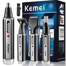 Kemei KM-6630 4in1 Set Beard Shaver Nose Hair Eyebrows Ears Trimmer Clippers - £39.45 GBP