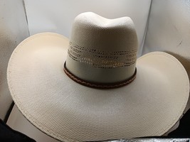 Justin Hats 20X straw cowboy hat size 7 1/8 57 - £23.67 GBP