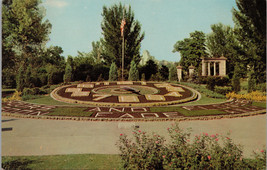 Floral Clock East of Jewel Box in Forest Park St. Louis MO Postcard PC410 - £3.98 GBP
