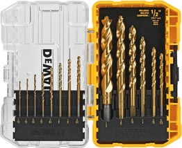 Dewalt Drill Bit Set, Titanium Nitride Coated, 14-Piece (Dw1354) - $30.99