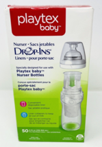 Playtex Drop Ins Nurser Bottle Liners 50 Pack OPEN MISSING ONE - £11.72 GBP