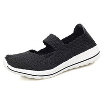 Women’s Casual Shoes Spring Autumn Classics Woven Breathable Slip on Flat Lightw - £23.59 GBP