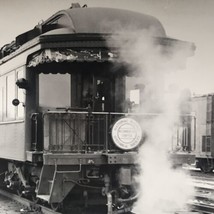 National Railway Historical Society Railroad #96 Private Car Train B&amp;W Photo - £9.70 GBP