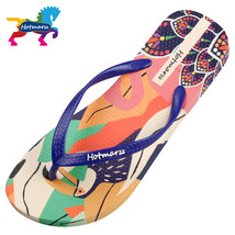 Women Designer Flip Flops Flamingos Bird Print Slippers Beach Sandals Summer Sho - £26.29 GBP