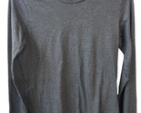 Bella T shirt Womens S Gray Long Sleeved Round Neck 100% Cotton Plain Solid - $12.93