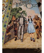 Vintage The Wizard of Oz Throw Blanket Woven Tapestry USA 60&quot;x 45&quot; (Neve... - $1,206.97 MXN