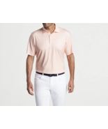 Peter Millar Tesseract Performance Jersey Polo Orange ( M ) - $1,867.65 MXN