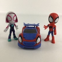 Marvel Spidey &amp; His Amazing Friends Web Crawler Vehicle Figures Ghost Sp... - £19.74 GBP