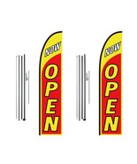 VEVOR Open Flags for Business Advertising Flags and Poles for Outside 16... - €114,28 EUR