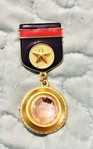 Enamel Military Service Pin Gold Tone Pin Broach - $14.08 CAD