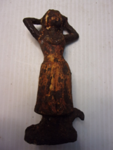 Vintage/Antique Figural Cast Iron Hawaiin Hula Girl Dancer Beer Bottle Opener - £31.34 GBP