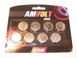 AMVOLT 2025 3V Lithium Batteries 8 Pack  - £4.71 GBP
