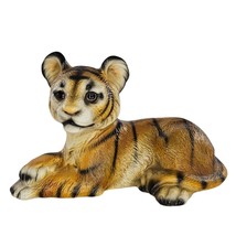 Vintage Royal Crown Tiger Cub Figurine Lying Down Japan - £31.44 GBP