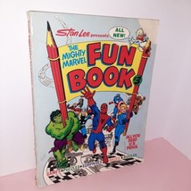 Stan Lee The Mighty Marvel Superheroes Fun Book #3 1978 Activity Coloring - £13.29 GBP