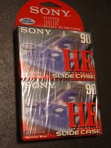 New 2 Sony HF High Fidelity 90 Minute Audio Cassette Tape Normal Bias Se... - £7.83 GBP