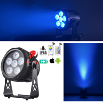 LED 6x18W Waterproof Battery Wireless Par Light Smart Dj Uplights Outdoo... - $159.00