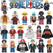 20pcs/set One Piece Anime Series Minifigures Akainu Whitebeard Garp Shanks Sabo - £31.50 GBP