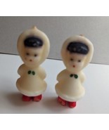 2 VTG Candles Gurley Eskimo Girls Christmas  Unused But Flawed New - $67.32