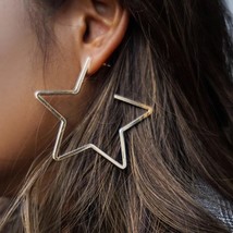 2018 New Star Hoop Earrings For Women Fashion Statement Earrings 2018 Fe... - £6.28 GBP