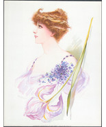1904 Victorian Print - Actress Sarah Bernhardt - £9.73 GBP