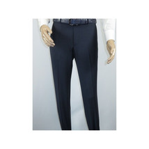 Men Suit BERLUSCONI Turkey 100% Italian Wool Super 180's 3pc Vested #Ber14 Navy image 10