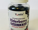YumVs Standardized Elderberry Vitamin C And Zinc 60 Gummies Best By 02/25 - £9.97 GBP