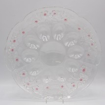 Glass Floral Deviled Egg Plate - $34.64